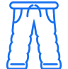 Calça grossa